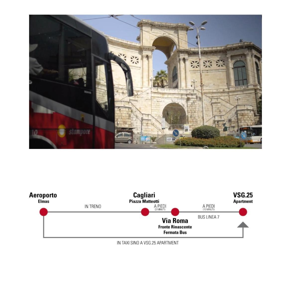 Apartment Vsg25 Nel Centro Di Каляри Екстериор снимка